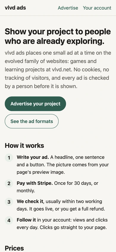 vlvd ads on phone